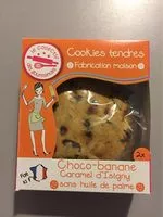 Sokerin määrä sisällä Cookies Tendres Choco Banane au Caramel d'isigny