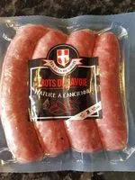 Zuckermenge drin Diots de Savoie