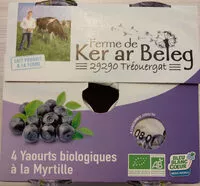 Sucre et nutriments contenus dans Ferme de ker ar beleg