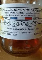 Jumlah gula yang masuk Miel de châtaignier