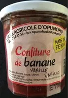 Quantité de sucre dans Confiture de banane-vanille