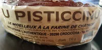 Sucre et nutriments contenus dans U-pisticcinu