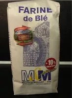 Sucre et nutriments contenus dans Minoterie maillot fils