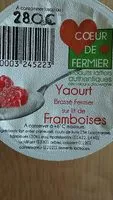 Cantidad de azúcar en Yaourt brassé fermier sur lit de framboises