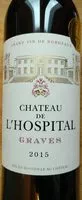 Sucre et nutriments contenus dans Chateau de l hospital