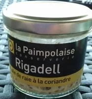 Sucre et nutriments contenus dans Rigadell