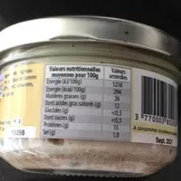 Quantité de sucre dans Rillettes d agneau de pres sales