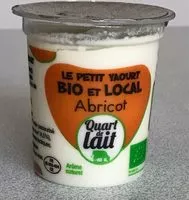 Sucre et nutriments contenus dans Quart de lait