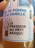 Suhkru kogus sees Jus de pomme vanille