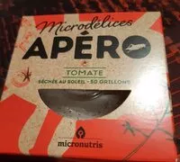 Quantité de sucre dans Microdélices Apéro Tomate séchée au soleil 50 grillons