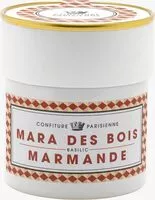 Suhkru kogus sees Confiture Mara Des Bois, Tomate Marmande Et Basilic