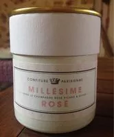 Suhkru kogus sees Confiture Millésime Rosé Avec Le Champagne Rosé Picard Et Boyer