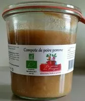 चीनी की मात्रा Compote de poire pomme