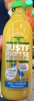 Amount of sugar in 100% Oranges pressées sans pulpe