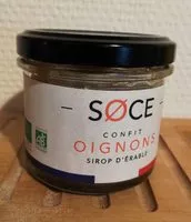 Sucre et nutriments contenus dans Soce