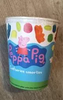 Sucre et nutriments contenus dans Peppa pig