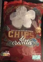 Quantité de sucre dans Chips de crevettes