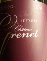 Sucre et nutriments contenus dans Chateau grenet