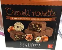 Cantidad de azúcar en Protifast barres Crousti' noisette