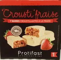 Barre proteinee saveur fraise