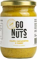 Suhkru kogus sees Tartinable cajou cacahuètes et curry