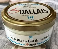 Sucre et nutriments contenus dans Dallais