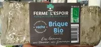 Quantité de sucre dans Brique bio vache