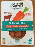 Quantité de sucre dans Boulettes Boeuf Carotte et Citronnelle