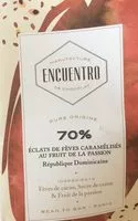 Quantité de sucre dans Chocolat éclats de fèves au fruit de la passion