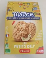 入っている砂糖の量 Les petits déj' Pomme
