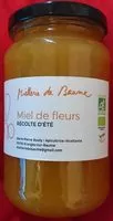 Sucre et nutriments contenus dans Miellerie de baume