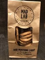 Sucre et nutriments contenus dans Mad lab