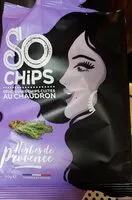 Sucre et nutriments contenus dans So chips