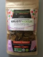Sokerin määrä sisällä Krusti'Koeur Carotte - Paprika