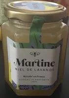 Sucre et nutriments contenus dans Martine