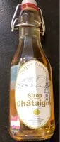 入っている砂糖の量 Sirop saveur chataigne