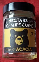 Sucre et nutriments contenus dans Les nectars de la grande ourse