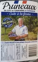 Sucre et nutriments contenus dans Sarl daniel salliot et ses enfants