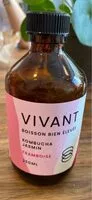 糖質や栄養素が Vivant kombucha