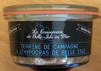 Sucre et nutriments contenus dans La conserverie de belle isle en mer