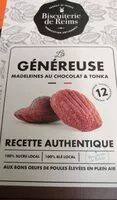 Sucre et nutriments contenus dans Biscuiterie de reims