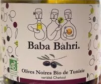 Quantité de sucre dans Olives noires bio tunisie