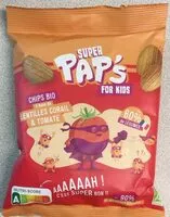 Sucre et nutriments contenus dans Super pap s