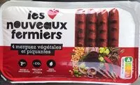 入っている砂糖の量 Merguez végétales & gourmandes