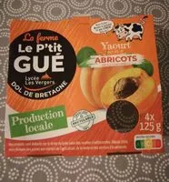 入っている砂糖の量 Yaourt sur lit d'abricot