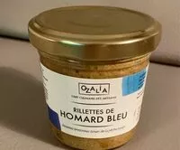 Quantité de sucre dans Rillettes de homard bleu