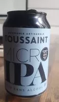 Jumlah gula yang masuk Micro Ipa Toussaint