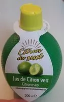 चीनी की मात्रा Jus de citron vert