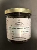 चीनी की मात्रा Pâte à tartiner aux lentilles