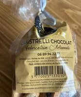 Amount of sugar in Canistrelli chocolat
